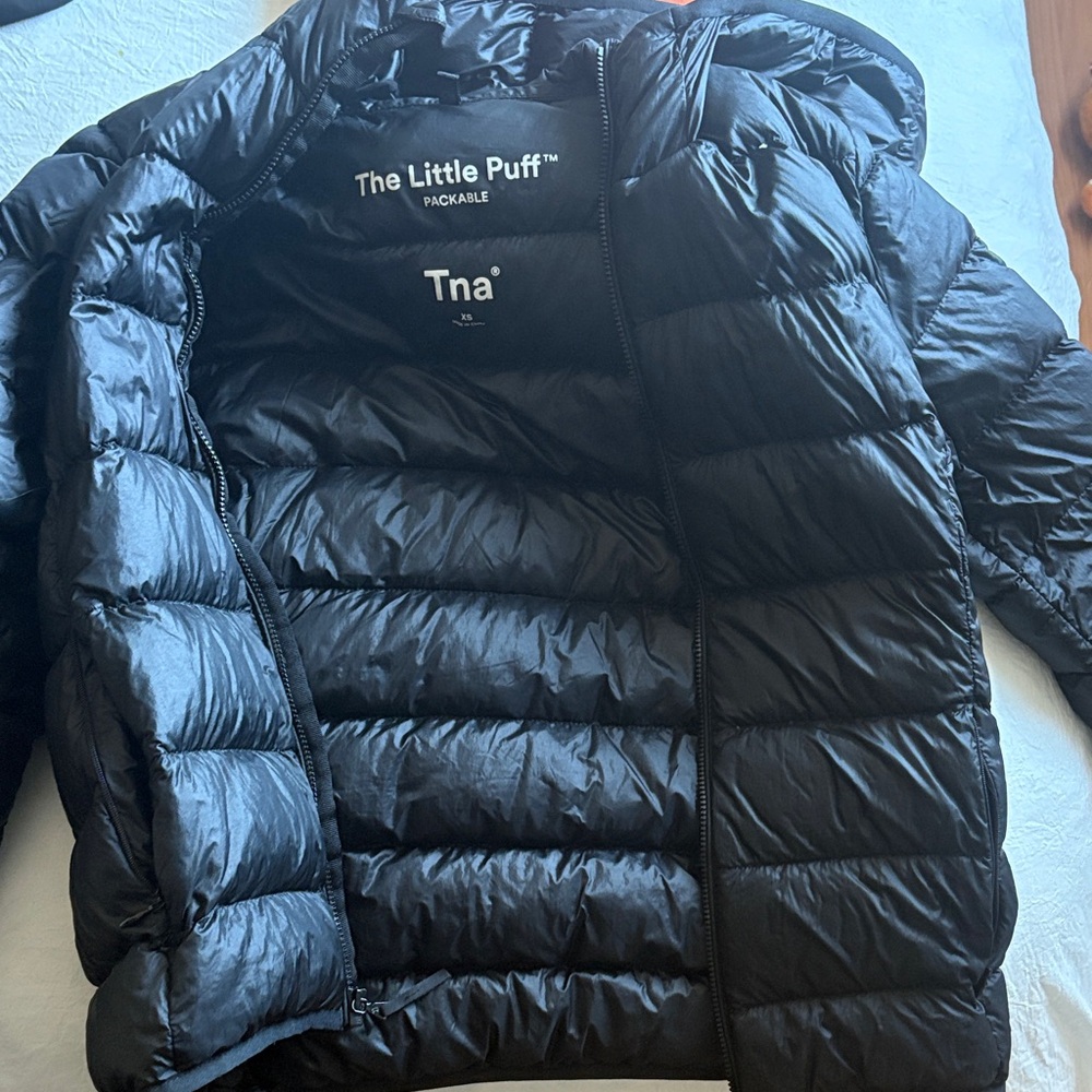 TNA Black Packable Puffer Jacket